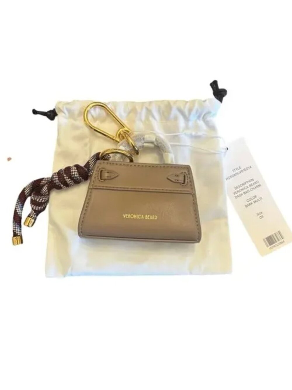 Veronica Beard Dash Mini Bag Charm NWT